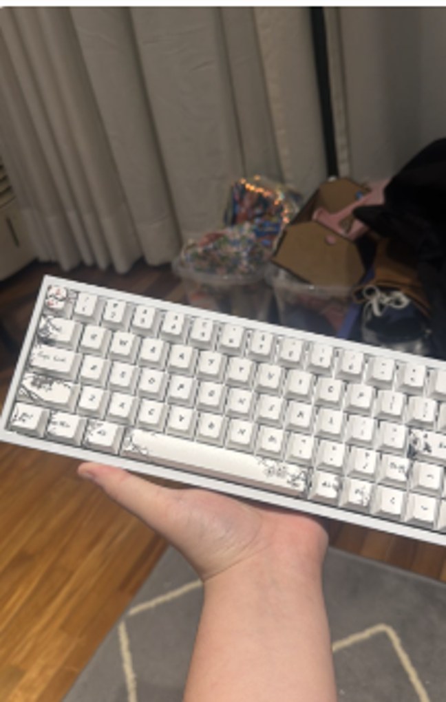 Foto enviada por Murilo Camargo — Teclado Magnético Everglide AE64 Pro